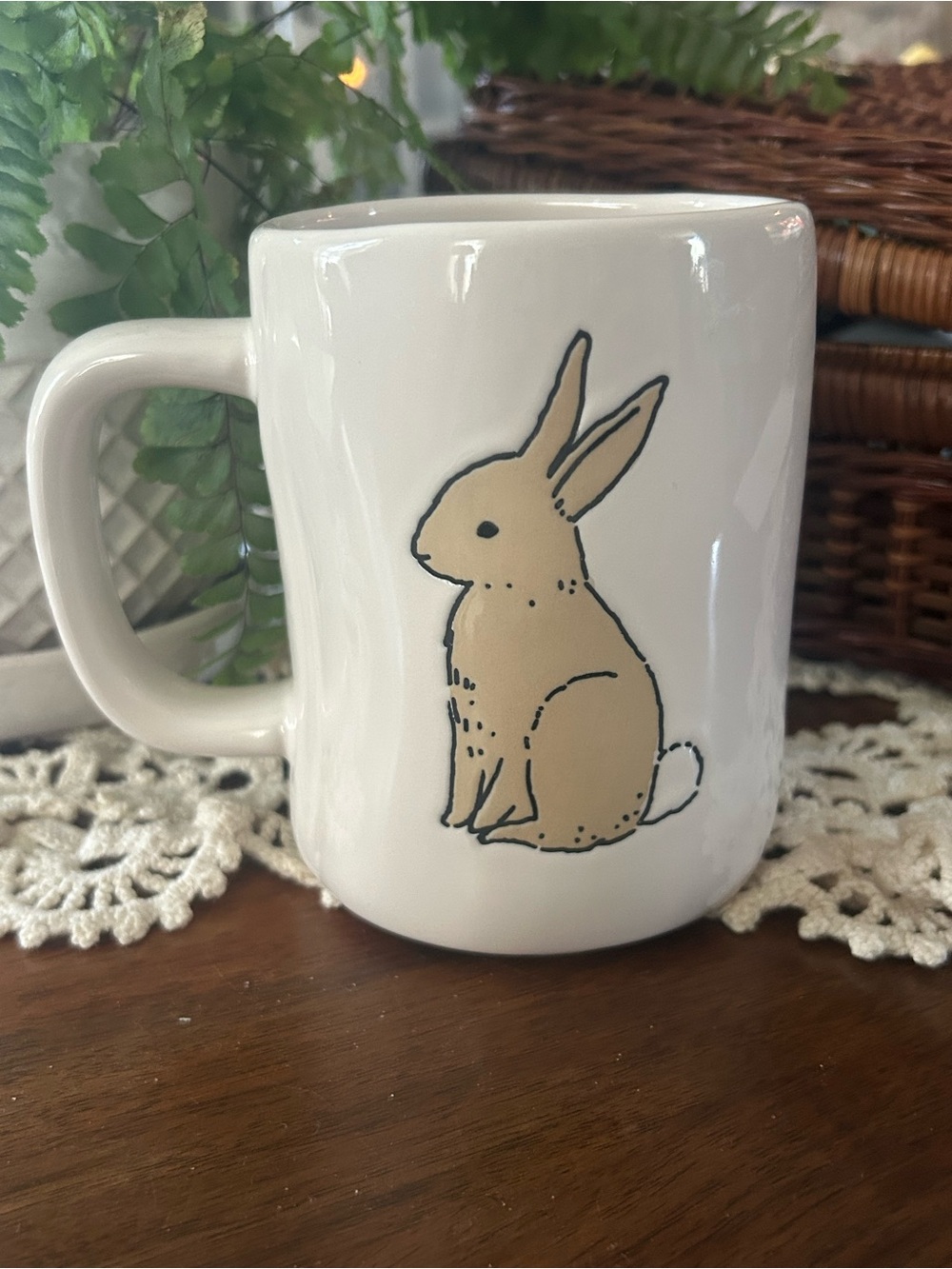 RAE DUNN HUNNY BUNNY COFFEE MUG